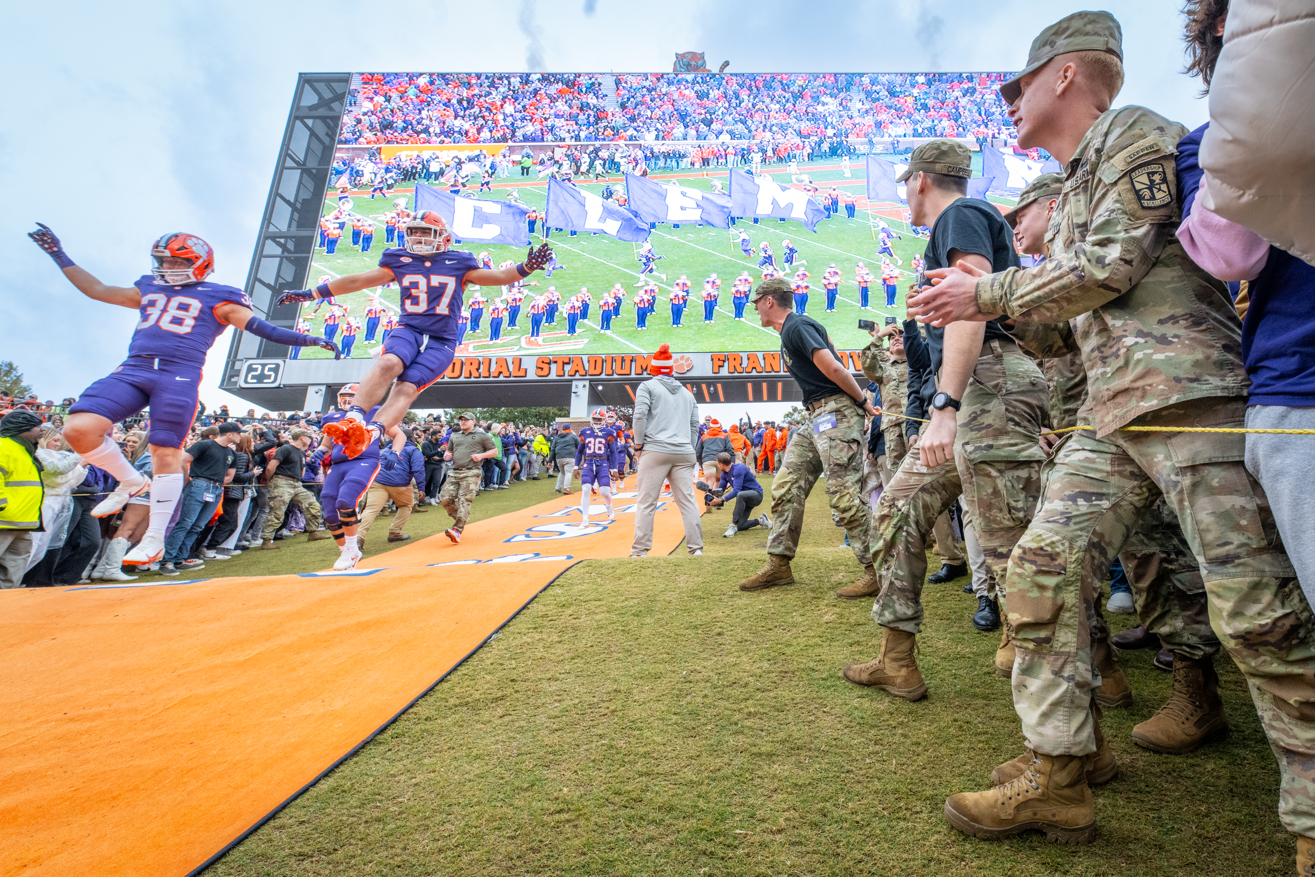 Our Clemson Military Appreciation Game is an impactful tradition.