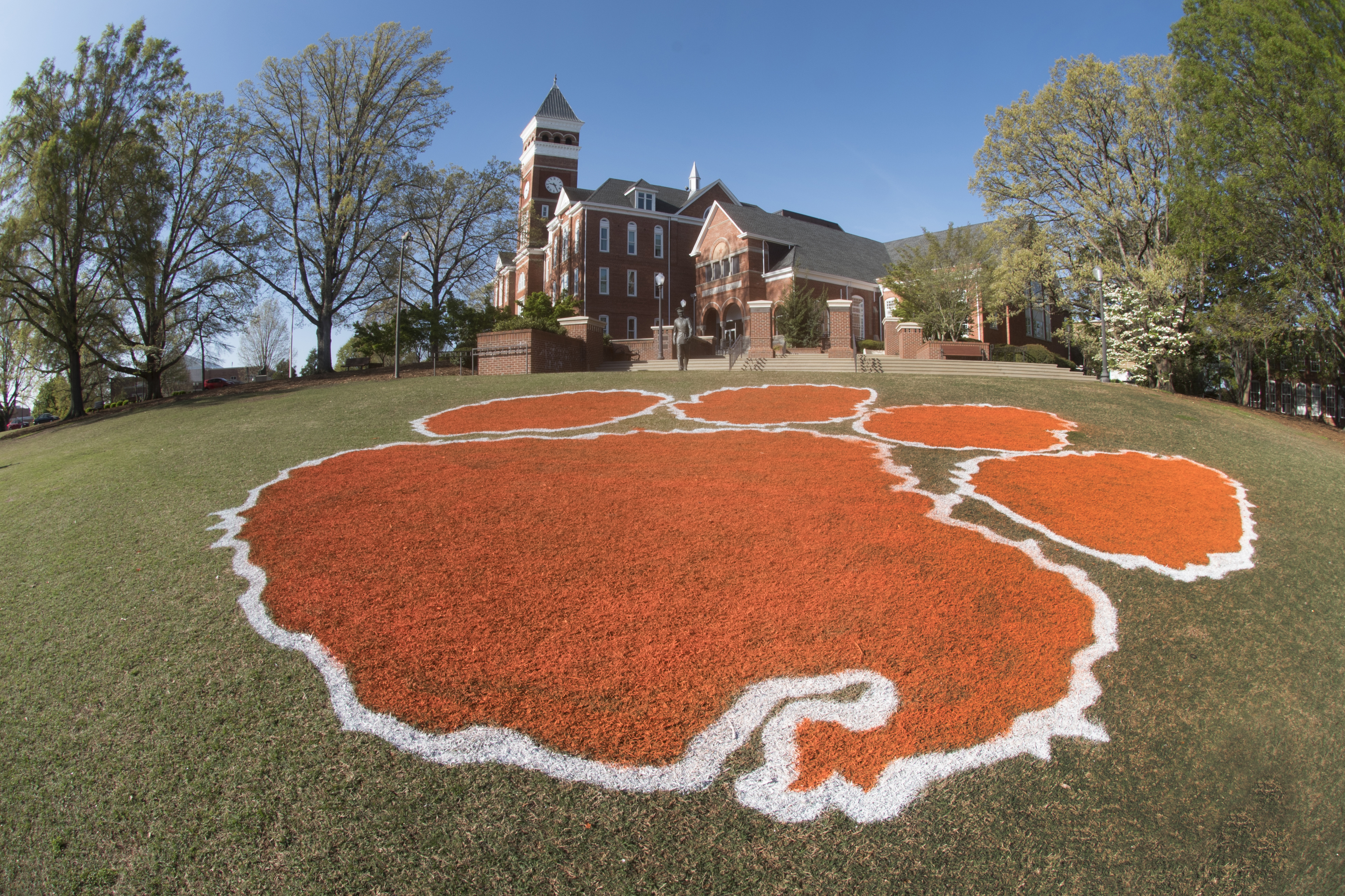 Bowman field is the front lawn of campus.